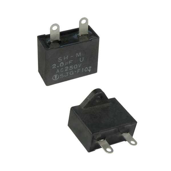 2uf 250Vac Ceiling Fan Capacitor Two Terminal - Click Image to Close